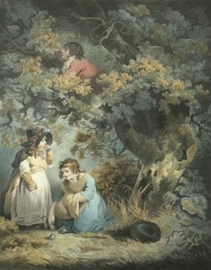 Fruit verzamelen, gegraveerd door R.M. Meadows, uitgegeven door John Raphael Smith, 1793 door George Morland